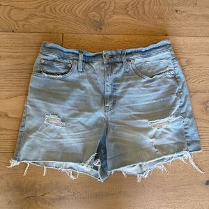 Madewell High Rise Denim Shorts